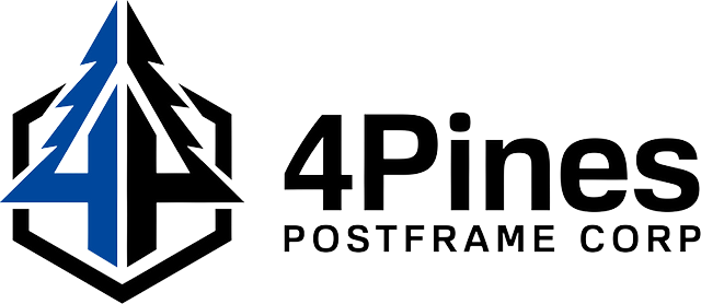 4 Pines Post Frame logo
